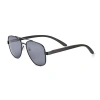 Earth Wood Reine Polarized Sunglasses In Gray