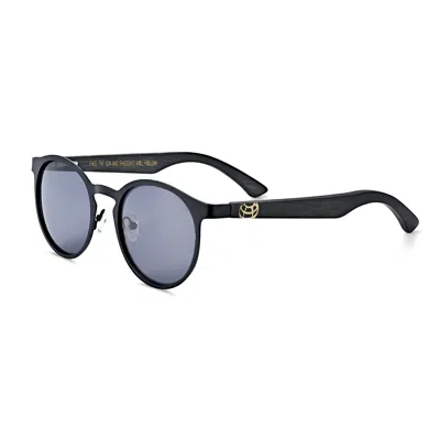 Earth Wood Reine Polarized Sunglasses In Black