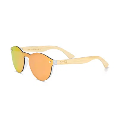 Earth Wood Tulum Polarized Sunglasses In Yellow