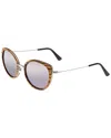 Earth Wood Unisex Oreti 55mm Polarized Sunglasses