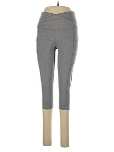 Pre-owned Earth Yoga Active Pants In Gray