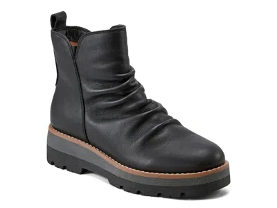 Earth Yonder Waterproof Platform Bootie In Black