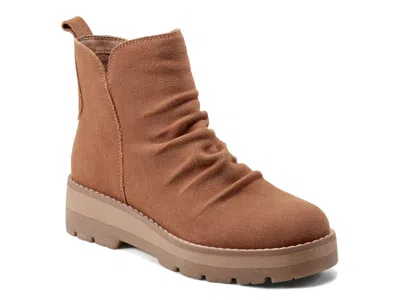 Earth Yonder Waterproof Platform Bootie In Brown