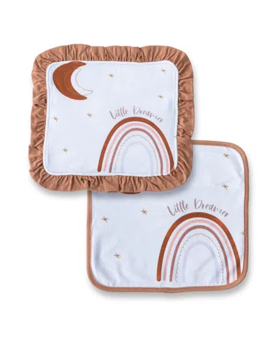 EARTH BABY OUTFITTERS BABY BOYS AND GIRLS 2-PACK LUXE SECURITY BLANKET SET