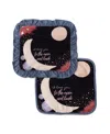 Earth Baby Outfitters Baby Boys And Girls 2-pack Luxe Security Blanket Set