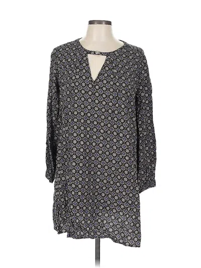 Pre-owned Earthbound Trading Co. 3/4 Sleeve Blouse In Gray