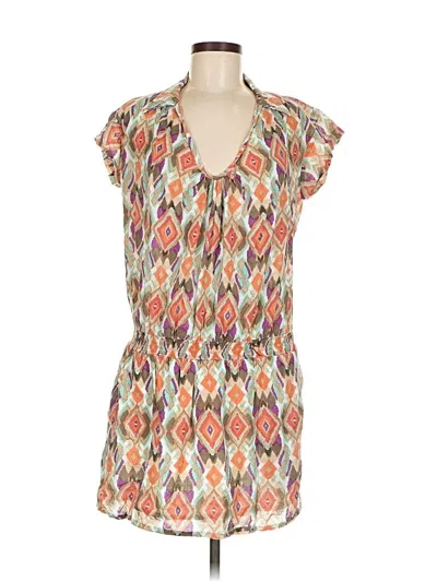 Pre-owned Earthbound Trading Co. Casual Dress In Orange