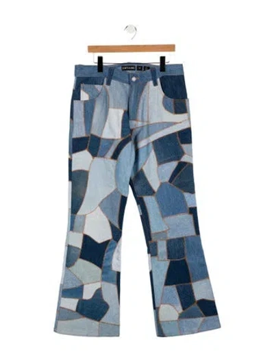 Pre-owned Earthling Vip Body Shop Denim Relaxed Fit Jeans In Blue
