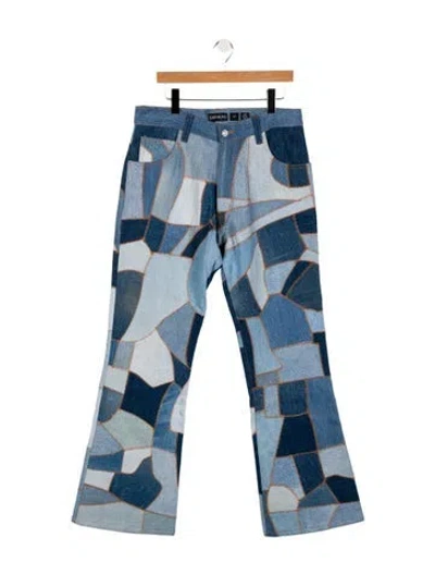 Pre-owned Earthling Vip Body Shop Denim Relaxed Fit Jeans W/ Tags In Blue