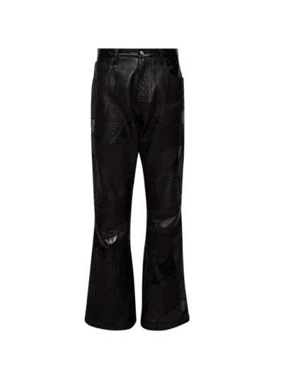 Earthling Vip Body Shop Leather Trousers Black