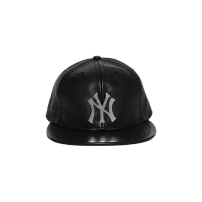 Pre-owned Earthling Vip Brain Bucket Fitted Ny Hat 'black' | Men's Size 8