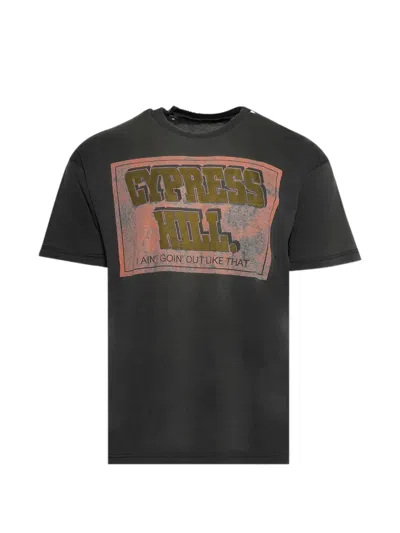 Earthling Vip Cypress Graphic-print T-shirt In Black