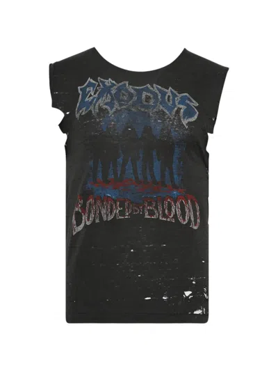 Earthling Vip Exodus T-shirt Mit Grafischem Print In Black