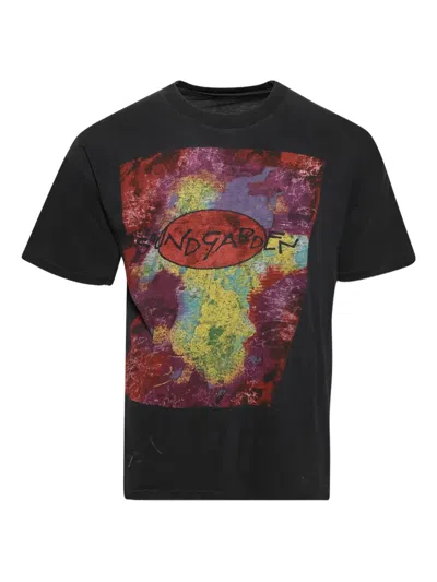 Earthling Vip Graphic-print T-shirt In Black