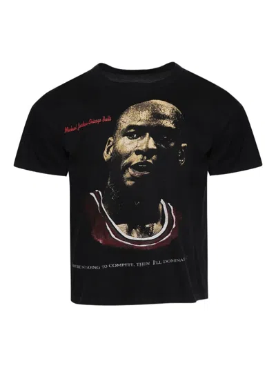Earthling Vip Graphic-print T-shirt In Black