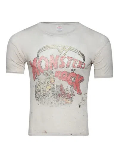 Earthling Vip Graphic-print T-shirt In Neutral