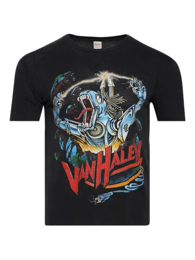Earthling Vip Graphic-print T-shirt In Black