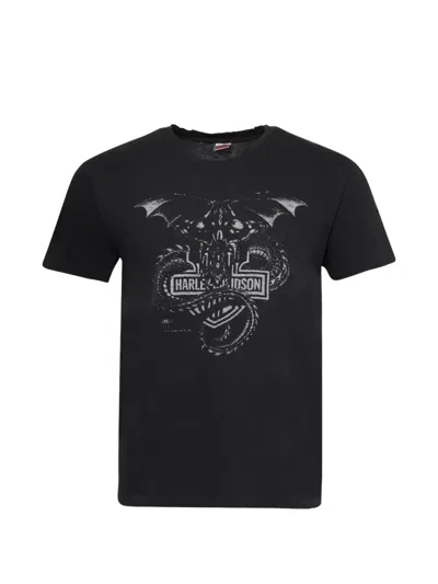 Earthling Vip Graphic-print T-shirt In Black