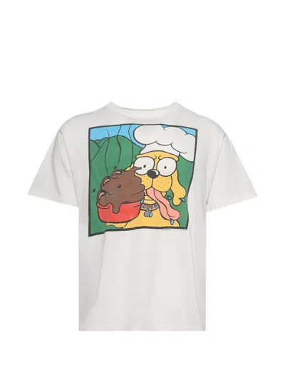 Earthling Vip Graphic-print T-shirt In White