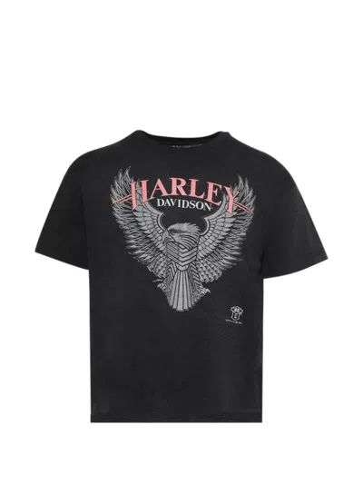 Earthling Vip Harley Davidson T-shirt In Black