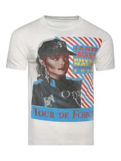 Earthling Vip Janet Jackson T-shirt In White