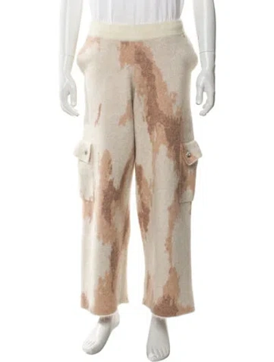 Pre-owned Earthling Vip Mohair Cargo Pants In Neutral
