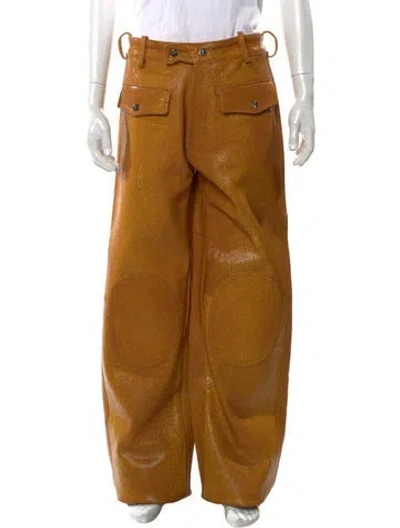 Pre-owned Earthling Vip Pants W/ Tags In Yellow