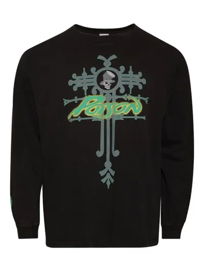 Earthling Vip Poison T-shirt In Black