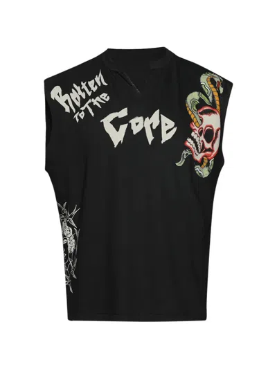 Earthling Vip Rotten To The Core T-shirt In Black