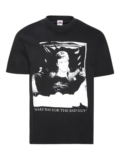 Earthling Vip Scarface Print T-shirt In Black