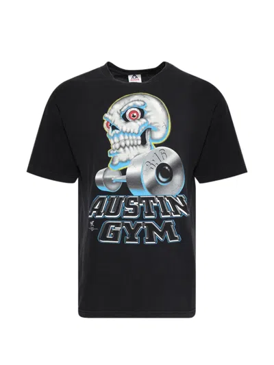 Earthling Vip Skull Graphic T-shirt In Black