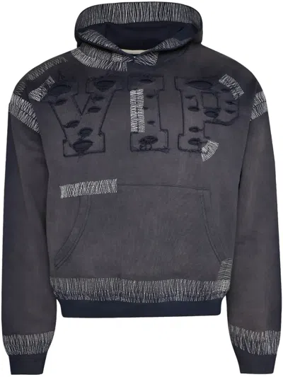 Earthling Vip Vip Hoodie In Violett