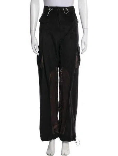 Pre-owned Earthling Vip Wide Leg Pants In Black