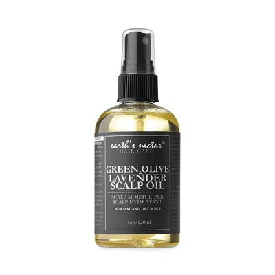 Earth's Nectar Green Olive & Lavender Scalp Oil, 4 Oz.
