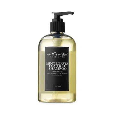 Earth's Nectar Mint Leaves Shampoo, 12 Oz.