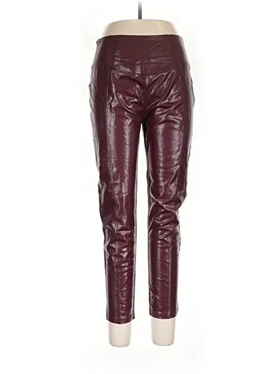 Pre-owned Easel Active Pants In Burgundy
