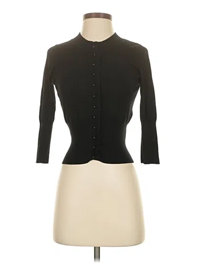 Pre-owned Easel Cardigan Sweater In Black