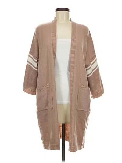 Pre-owned Easel Cardigan Sweater In Brown