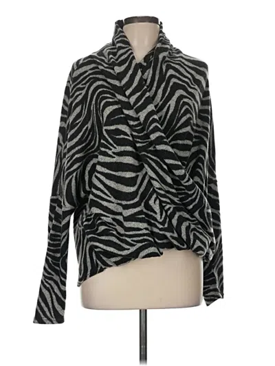 Pre-owned Easel Cardigan Sweater In Gray