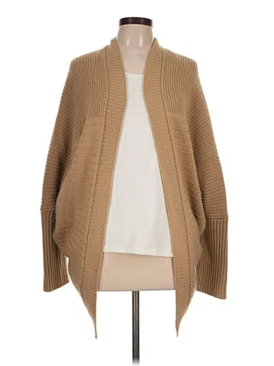 Pre-owned Easel Cardigan Sweater In Tan
