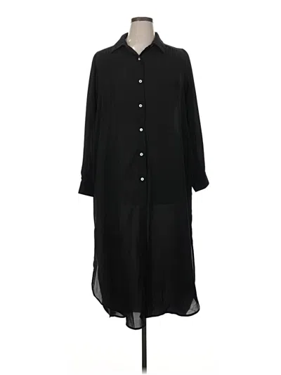 Easel Casual Dress In Black
