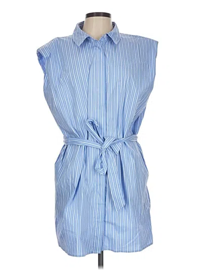 Pre-owned Easel Casual Dress In Blue