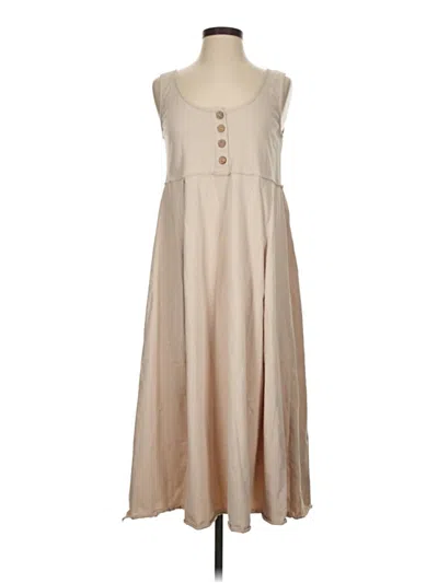 Pre-owned Easel Casual Dress In Brown