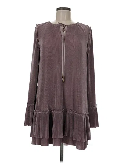 Easel Casual Dress In Gray