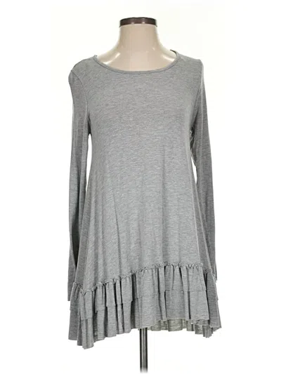 Pre-owned Easel Casual Dress In Gray