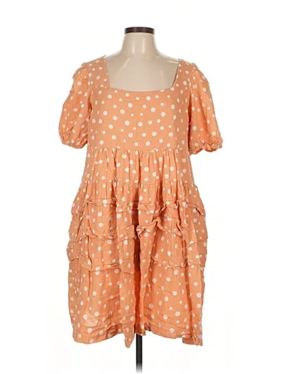 Pre-owned Easel Casual Dress In Orange
