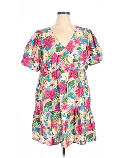 Pre-owned Easel Casual Dress In Pink