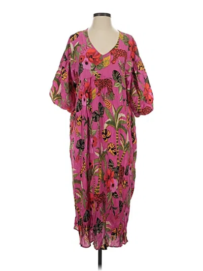 Pre-owned Easel Casual Dress In Pink