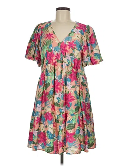 Pre-owned Easel Casual Dress In Pink