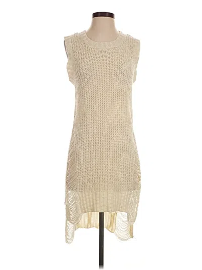Pre-owned Easel Casual Dress In Tan